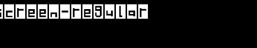 SD-LED-Screen-Regular.ttf是一款不错的英文字体下载