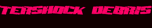 SF-Aftershock-Debris-Italic.ttf是一款不错的英文字体下载
