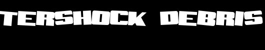 SF-Aftershock-Debris-Solid.ttf是一款不错的英文字体下载