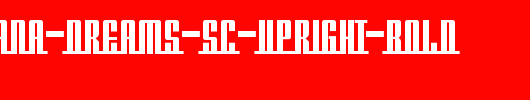 SF-Americana-Dreams-SC-Upright-Bold.ttf是一款不错的英文字体下载