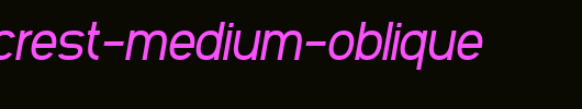 SF-Arborcrest-Medium-Oblique.ttf是一款不错的英文字体下载