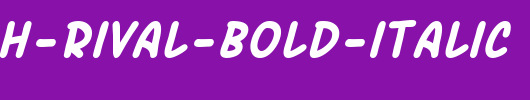 SF-Arch-Rival-Bold-Italic.ttf是一款不错的英文字体下载