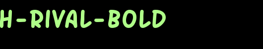 SF-Arch-Rival-Bold.ttf是一款不错的英文字体下载