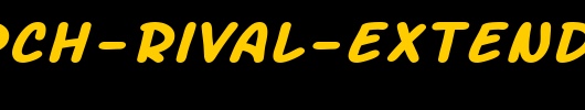SF-Arch-Rival-Extended-Bold-Italic.ttf是一款不错的英文字体下载