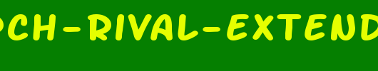 SF-Arch-Rival-Extended-Bold.ttf是一款不错的英文字体下载
