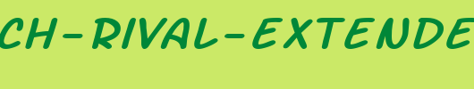 SF-Arch-Rival-Extended-Italic.ttf是一款不错的英文字体下载