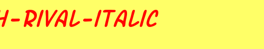 SF-Arch-Rival-Italic.ttf是一款不错的英文字体下载