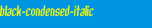 SF-Archery-Black-Condensed-Italic.ttf是一款不错的英文字体下载