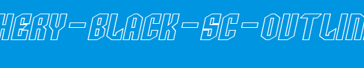 SF-Archery-Black-SC-Outline-Oblique.ttf是一款不错的英文字体下载