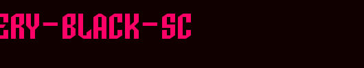SF-Archery-Black-SC.ttf是一款不错的英文字体下载