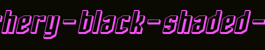 SF-Archery-Black-Shaded-Oblique.ttf是一款不错的英文字体下载