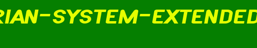 SF-Atarian-System-Extended-Bold-Italic.ttf是一款不错的英文字体下载