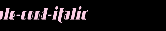 SF-Avondale-Cond-Italic.ttf是一款不错的英文字体下载