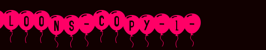 SF-Balloons-copy-1-.ttf是一款不错的英文字体下载