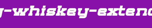 SF-Big-Whiskey-Extended-Bold_英文字体