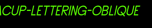 SF-Buttacup-Lettering-Oblique.ttf是一款不错的英文字体下载