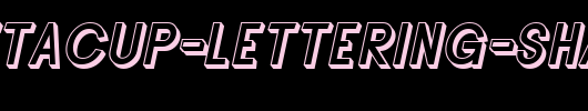 SF-Buttacup-Lettering-Shaded-Oblique.ttf是一款不错的英文字体下载