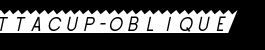 SF-Buttacup-Oblique.ttf是一款不错的英文字体下载