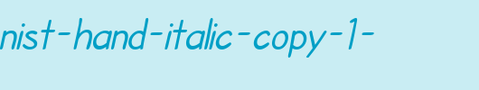 SF-Cartoonist-Hand-Italic-copy-1-.ttf是一款不错的英文字体下载