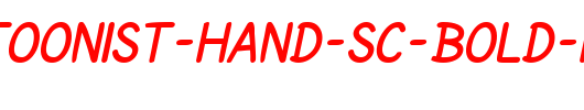 SF-Cartoonist-Hand-SC-Bold-Italic-copy-1-.ttf是一款不错的英文字体下载