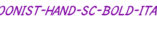 SF-Cartoonist-Hand-SC-Bold-Italic.ttf是一款不错的英文字体下载