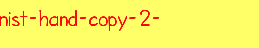 SF-Cartoonist-Hand-copy-2-.ttf是一款不错的英文字体下载