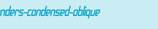 SF-Chrome-Fenders-Condensed-Oblique.ttf是一款不错的英文字体下载