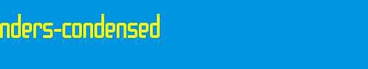 SF-Chrome-Fenders-Condensed.ttf是一款不错的英文字体下载