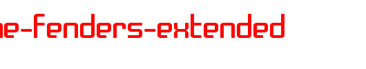 SF-Chrome-Fenders-Extended.ttf是一款不错的英文字体下载