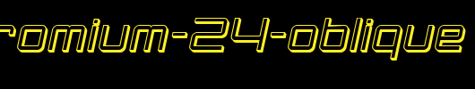 SF-Chromium-24-Oblique.ttf是一款不错的英文字体下载