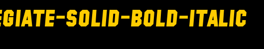 SF-Collegiate-Solid-Bold-Italic.ttf是一款不错的英文字体下载