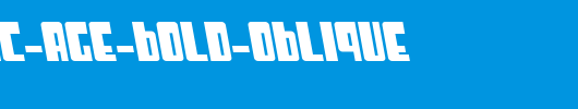 SF-Cosmic-Age-Bold-Oblique.ttf是一款不错的英文字体下载