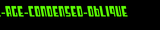 SF-Cosmic-Age-Condensed-Oblique.ttf是一款不错的英文字体下载
