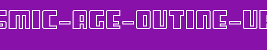 SF-Cosmic-Age-Outine-Upright.ttf是一款不错的英文字体下载