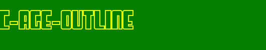 SF-Cosmic-Age-Outline.ttf是一款不错的英文字体下载