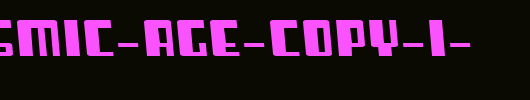 SF-Cosmic-Age-copy-1-.ttf是一款不错的英文字体下载
