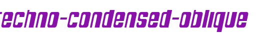 SF-DecoTechno-Condensed-Oblique.ttf是一款不错的英文字体下载