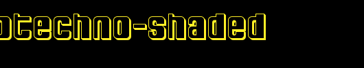 SF-DecoTechno-Shaded.ttf是一款不错的英文字体下载