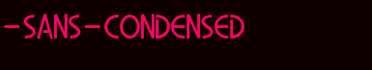 SF-Diego-Sans-Condensed.ttf是一款不错的英文字体下载