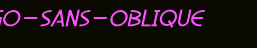 SF-Diego-Sans-Oblique.ttf是一款不错的英文字体下载