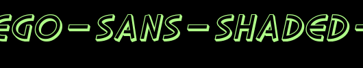 SF-Diego-Sans-Shaded-Oblique.ttf是一款不错的英文字体下载