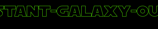 SF-Distant-Galaxy-Outline.ttf是一款不错的英文字体下载