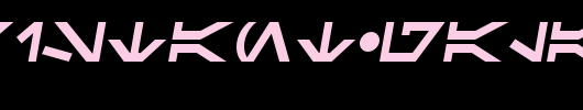 SF-Distant-Galaxy-Symbols-Italic.ttf是一款不错的英文字体下载