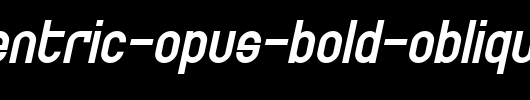 SF-Eccentric-Opus-Bold-Oblique.ttf是一款不错的英文字体下载