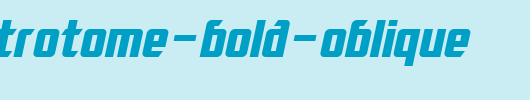 SF-Electrotome-Bold-Oblique.ttf是一款不错的英文字体下载