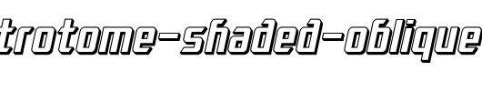 SF-Electrotome-Shaded-Oblique.ttf是一款不错的英文字体下载