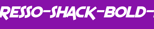 SF-Espresso-Shack-Bold-Italic.ttf是一款不错的英文字体下载