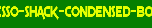 SF-Espresso-Shack-Condensed-Bold.ttf是一款不错的英文字体下载