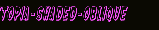 SF-Ferretopia-Shaded-Oblique.ttf是一款不错的英文字体下载