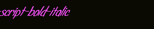 SF-Foxboro-Script-Bold-Italic.ttf是一款不错的英文字体下载